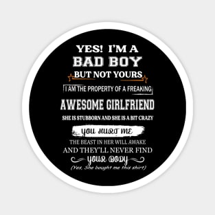 Funny gift Christmas for Boy Friend  T-Shirt Magnet